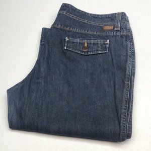 VINTAGE LOIS DENIM WIDE BOOT JEANS 34x32 😎